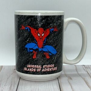 Spider-Man Vintage 1999 Universal Studios Islands Of Adventure Coffee Mug